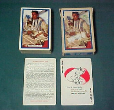 Vintage WESTERN STAR Streamliner Playing Card Deck w/ Chief Middle Rider RARE picture