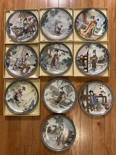 imperial jingdezhen  porcelain plates “beauties of red mansian” lot of 10 picture