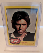 1977 Topps Star Wars Yellow Series 3 Card #139 Han Solo…hero or mercenary? picture