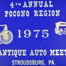 1975 Antique Auto Club America Duryea Car Show Pocono Region AACA Stroudsburg PA picture