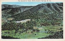 Postcard The Greenbrier Hotel White Sulphur Springs West Virginia 1935 Rare View picture