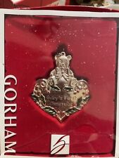 Gorham Baby's First Christmas Ornament Teddy Bear Heart Holly NEW picture
