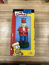 Homer Simpson Nutcracker The Simpsons Holiday Handcrafted 2003 In Original Box picture