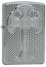 Zippo Heavy Wall Armor Case - Big Cross Special Engraving - Early 2006 - New picture