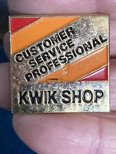 Customer service professional Kwik shop Lapel Pin EUC K539 picture