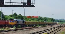 PHOTO  CLASS 66 NO 66775 HMS ARGYLL AT WESTBURY THIS LOCO CARRIES THE NAME HMS A picture