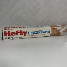 Vintage 1980's Hefty Mobil Food Freezer Paper Roll Box T.V. Movie Prop 1980 RARE picture