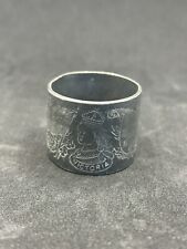 Antique 1897 Queen Victoria Diamond Jubilee Silverplate Napkin Ring, Victorian picture