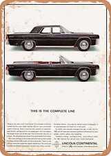 METAL SIGN - 1963 Lincoln Continental Sedan and Convertible Vintage Ad picture