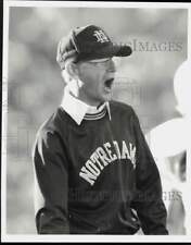 1989 Press Photo Notre Dame Head Football Coach Lou Holtz - afx22555 picture