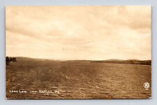 RPPC Long Lake From Naples Maine ME Real Photo Postcard picture
