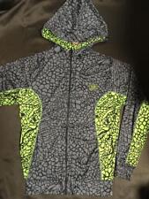 Dorohedoro Hooded Jersey Blouson Jacket Caiman Crocodile Green/Gray Free Size picture