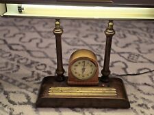 Sessions Vintage Luxury Desk Clock with lamp Made in USA - RARE Desk Clock 14