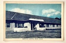 1920s Sedan City Hospital Kansas Vintage Postcard Chautauqua County Healthcare picture