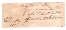Archibald Hamilton 9th Duke Hamilton & 6th Brandon  Signed Clip 1815 Autographed picture