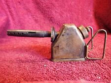 LITTLE ANTIQUE VINTAGE BRASS BLOW TORCH TOOL G.BARTHEL GERMANY GERMAN picture