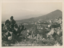 KK Bergen, Sicily, Taormina, General View and Mount Etna, ca.1925, Vintage Silv picture