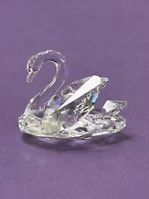 VTG Swarovski Brilliant Crystal Miniature Swan Figure / Figurine Stamped picture