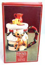 NEW LENOX RUDOLPH COOKIES FOR SANTA MUG CHRISTMAS RED NOSE REINDEER CUP picture