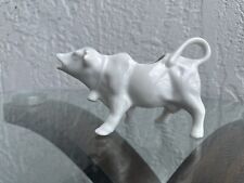 Vintage White Bull Cow Creamer Small Milk Pitcher Porcelain Japan picture