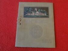 Vintage 1909 Amherst College Suede Covered Graduation Program picture