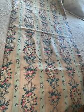 Beautiful Antique C1830 French Floral Chintz Fabric 32.75