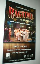 POSTER - Ragtime The MUSICAL 2015 san jose ca THEATER kevin Hauge 1 picture