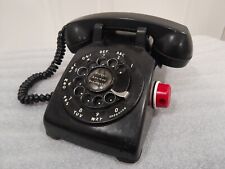 Macabre Mortuary 1952 Office Vintage Western Electric Black Rotary Phone CB 500  picture