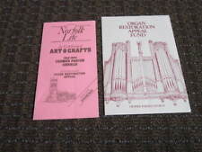 Cromer Parish Church Norfolk Uk Vtg Organ Restoration Appeal Brochures 1980s picture