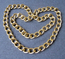 Vintage golden metal aluminum necklace picture