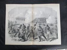 1898 Civil War Print- Battle of Gettysburg, Louisiana Tiger Brigade, July 3,1863 picture