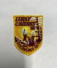 Luray Caverns Vintage Embroidered Patch picture