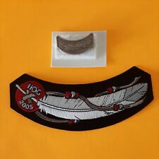 2005  Harley Davidson Collectible HOG Group Owners  Rocker Patch and Pin  NEW  picture
