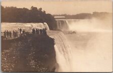 c1910s NIAGARA FALLS New York RPPC Photo Postcard American Side View / Unused picture