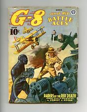 G-8 and His Battle Aces Pulp Mar 1941 Vol. 23 #2 VG picture