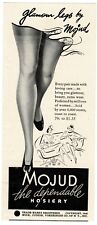 1940 MoJud Silk Stockings nylons hosiery Woman's shapely legs Vintage Print Ad 2 picture