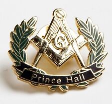 Masonic Prince Hall Peace Wreath Lapel Pin Golden Finish PHA Masonry picture