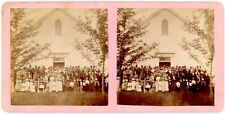 IOWA SV - Decorah - Church Gathering - 1870s picture