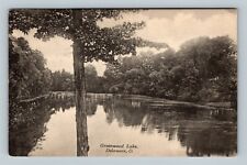 Delaware OH-Ohio, Scenic Mirror Greenwood Lake Vintage Souvenir Postcard picture