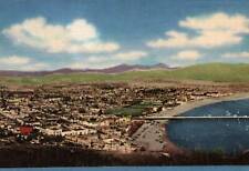 Vintage Postcard- Ensenada, Mexico -City & Bay - Cancellation 1930 picture