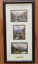 Thomas Kinkade. Mountain Vistas. Triple Prints - w/ Certificate of Authenticity picture