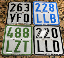 Small Germany license plates LOT Foreign German European Europe MOPED picture