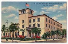 Orlando Florida c1940's U. S. Post Office Building, palm trees picture