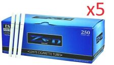 5x Boxes ( ZEN Blue Light King Size KS) Cigarette RYO 250 Filtered Tubes Per Box picture