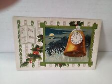 Postcard Greetings New Year Clock 101826 picture