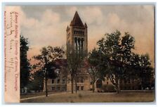 Champaign Illinois IL Postcard Library Building University c1906 Vintage Antique picture