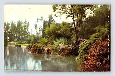 Postcard California Los Angeles CA West Lake Park 1910s Unposted Divided Back picture