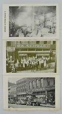 Lot of 3 Memphis Beale St. A. Schwab Department Store 1939 Postcard B&W Repros picture