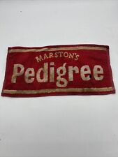 Marston’s Pedigree Bar Towel/ Man Cave Bar Decor Vintage 18”x 8.5” picture