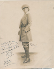 M19 Antique Photo - 8x10 Female Explorer Signed 1922 picture
